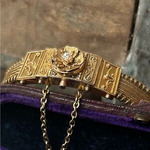 Antique 14k Diamond Bracelet